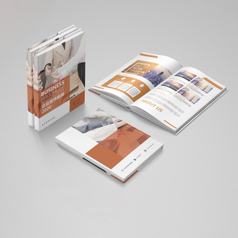 Folheto Guia Impressão em Cores Livreto 128gsm 157gsm Espessura da Capa
