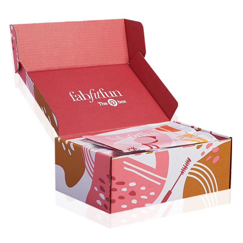 Caixas personalizadas impressas em cores CMYK PMS Caixas de correio para envio