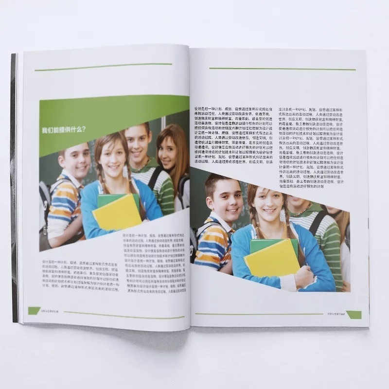 A5 A6 Livro para Colorir Impressão Filme Laminação Catálogo Serviços de Impressão