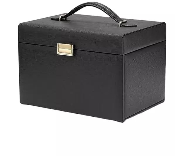 Caixas de couro falso impressas em cores personalizadas para joias femininas e femininas