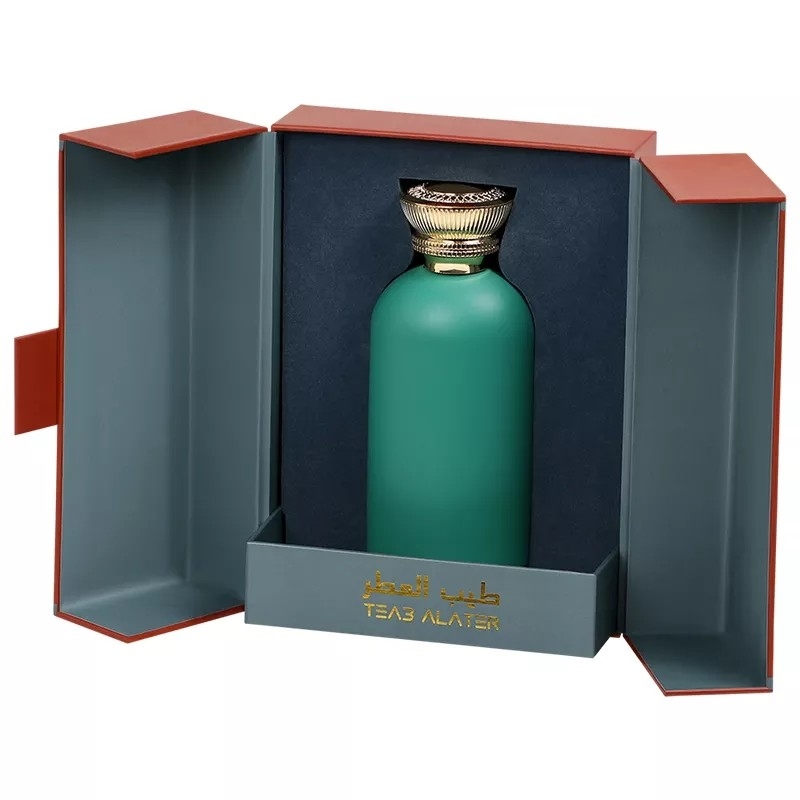 Caixas de papelão impressas em cores retangulares 4C caixa de presente de perfume