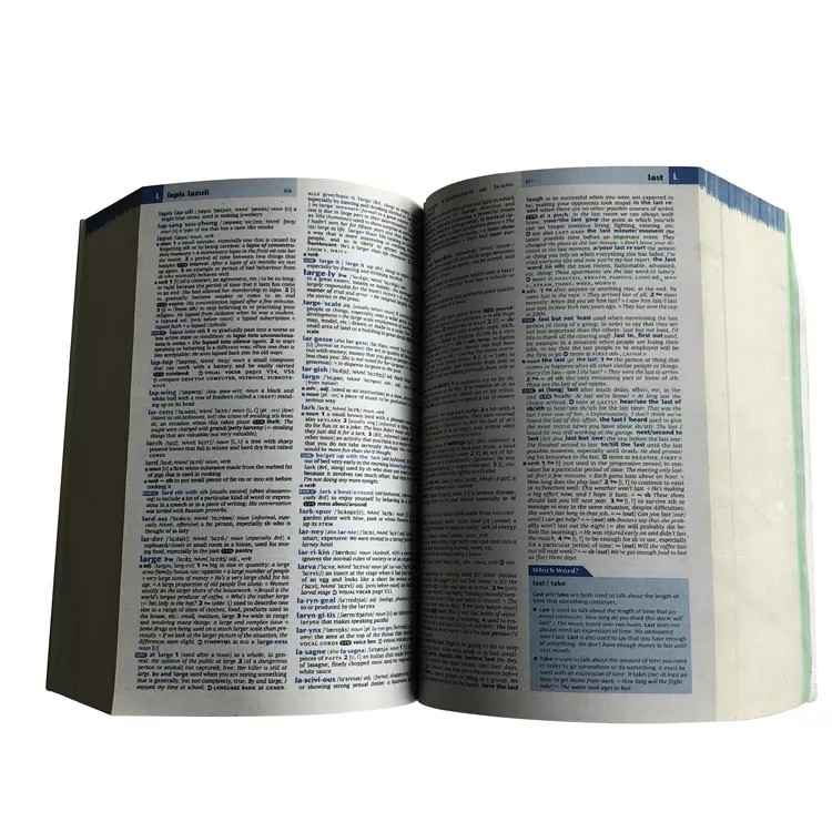 Cartão Art Paper Soft Cover Book que imprime a cor de 21x22.5cm Cmyk