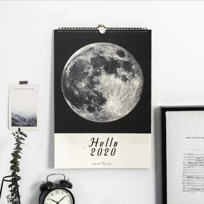 Calendário de mesa imprimível tamanho A2 A3 A4 personalizado tamanho grande impressão offset 4c