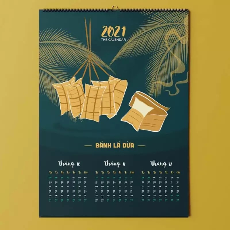 Impressão de calendário de parede personalizado 250/300 Ccnb 3d em relevo 0,25-0,45 mm Pvc
