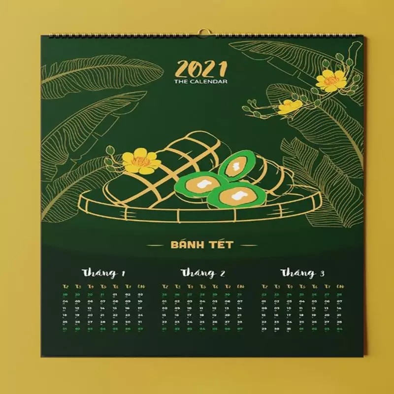 Impressão de calendário de parede personalizado 250/300 Ccnb 3d em relevo 0,25-0,45 mm Pvc