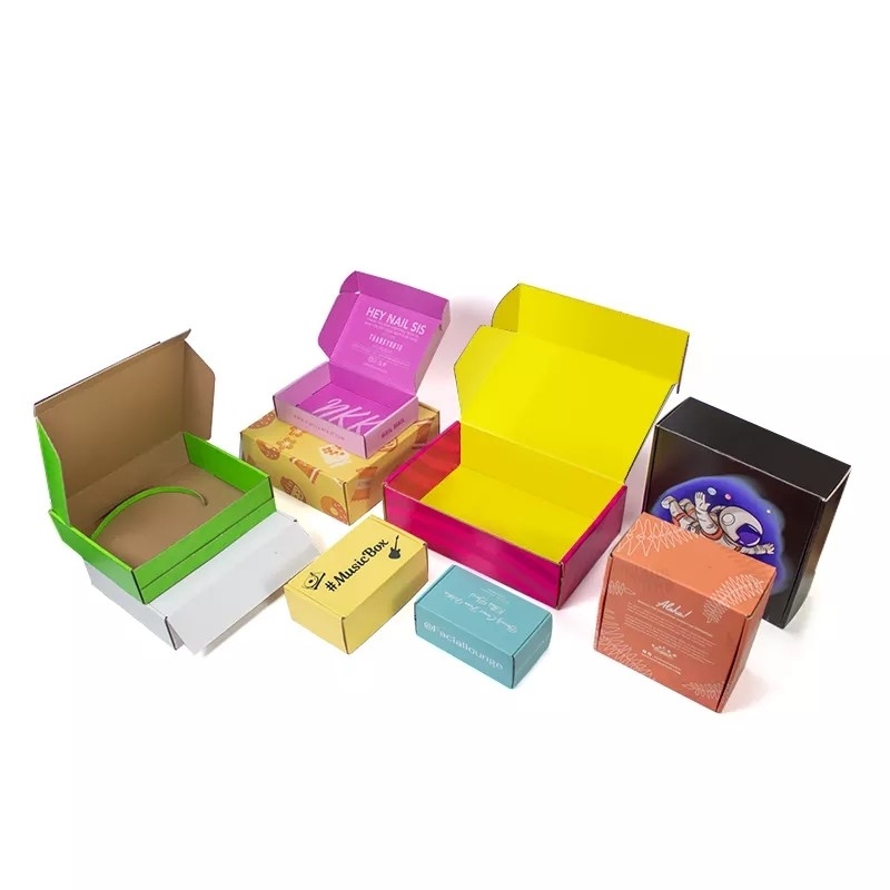 O cartão de envio do comércio eletrónico encaixota a impressão de Offest da cor de Cmyk 4