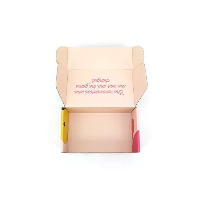 Papelão ondulado Caixa de embalagem de papel impresso Kraft Caixas postais personalizadas