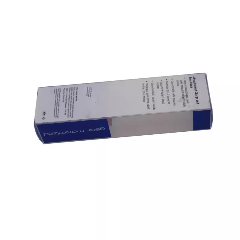 Caixa de bolha transparente dobrável transparente personalizada com resistência a altas e baixas temperaturas
