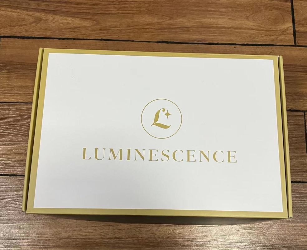 A cor completa da placa do Livro Branco de CMYK imprimiu caixas para produtos dos cuidados com a pele